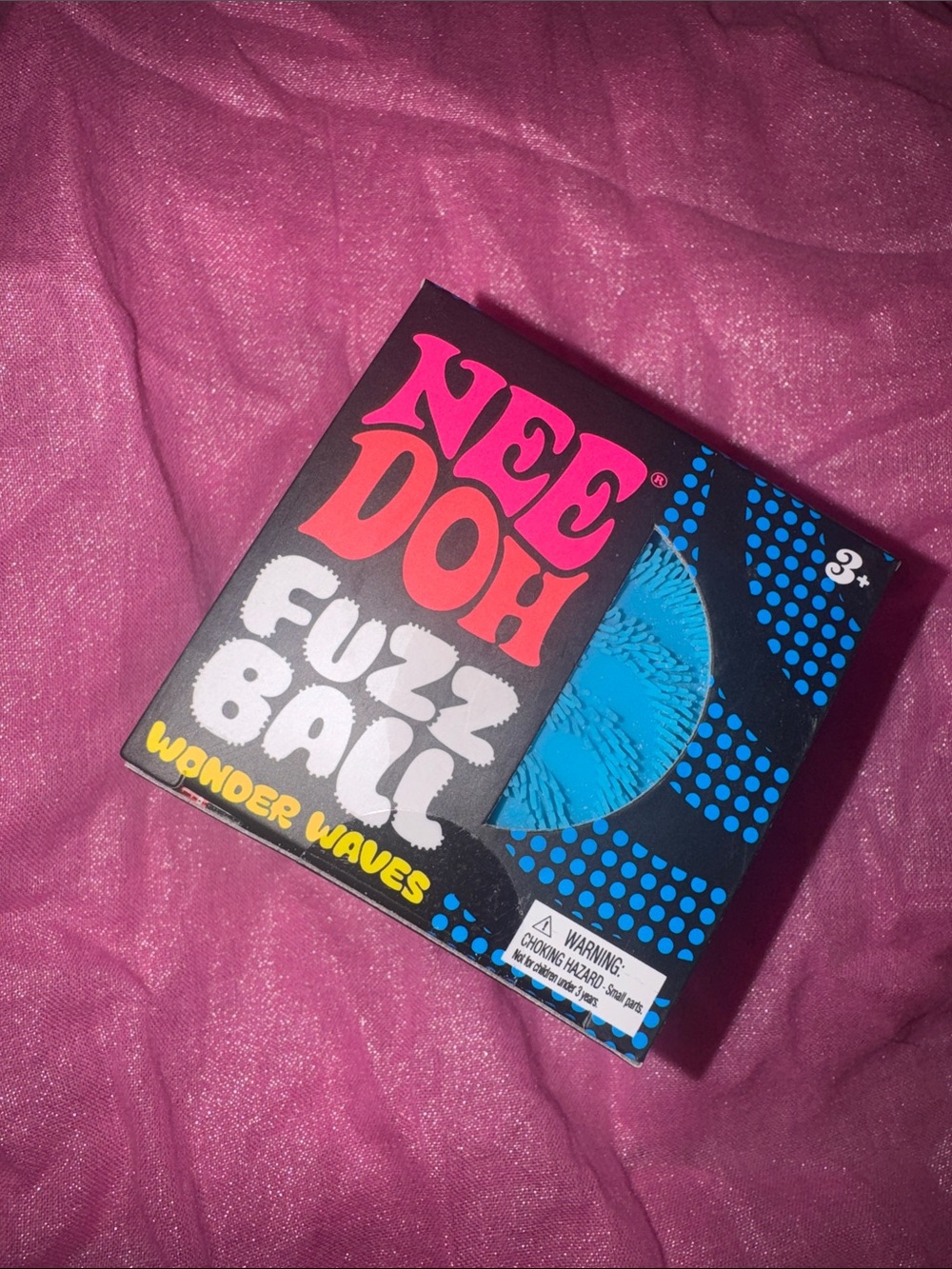 Needoh Fuzz Ball- Pink